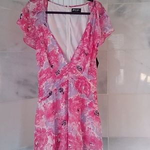 Summer Pink Dress XL Woman's Misty Girl
